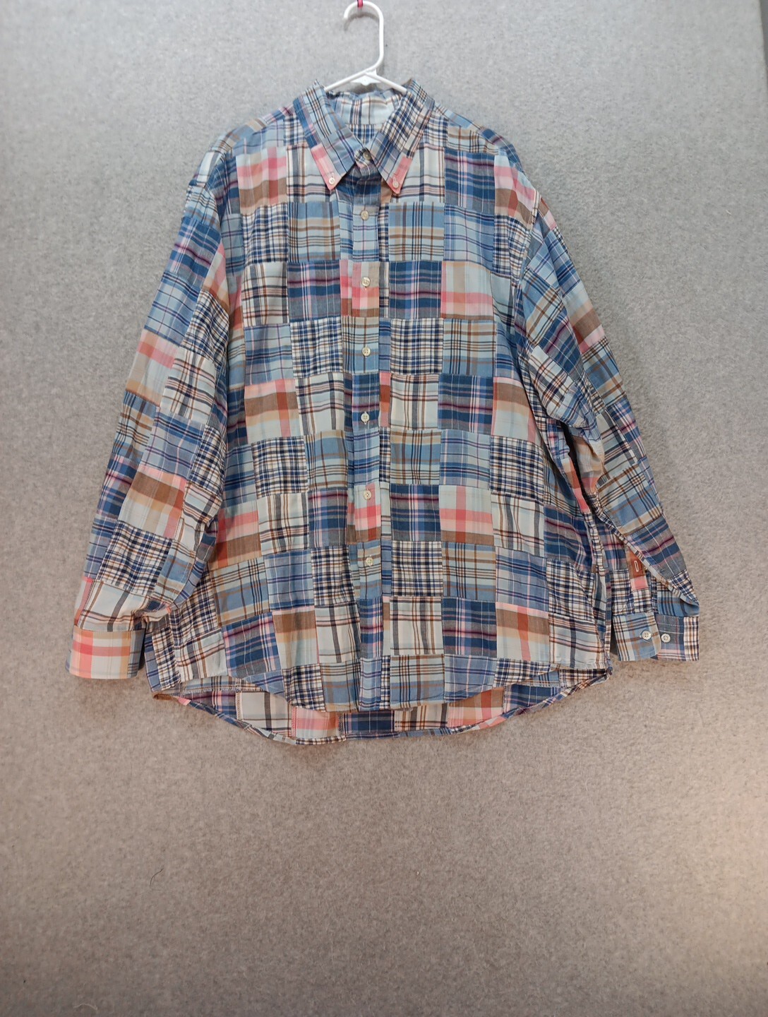 Vintage Brooks Brothers Quilt Patchwork Sport Shi… - image 2