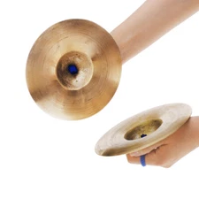 1 Pair Hand Cymbals 5.9 Inch Small Marching Cymbal Copper Finger Cymbals O6Y1