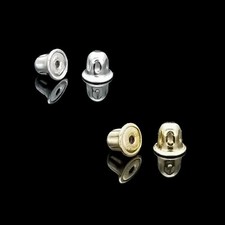 1 Screw Backing in 14k White or Yellow Gold