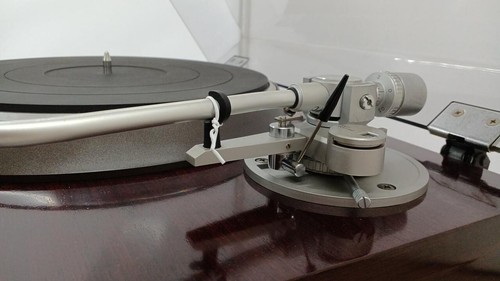 DENON DP-70M Direct Drive Turntable Manual Rare Bubinga Wood Fully Working - Picture 6 of 17