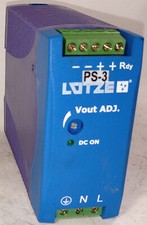 1 USED LUTZE DRA60-24 24 VDC POWER SUPPLY  MAKE OFFER  