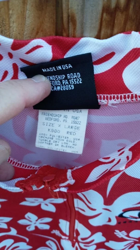 Jersey Cannondale Juvenil/Niños/Keiki Estampado Hawaiano Talla XL Unisex Bolsillo con Cremallera Foto 4 de 4