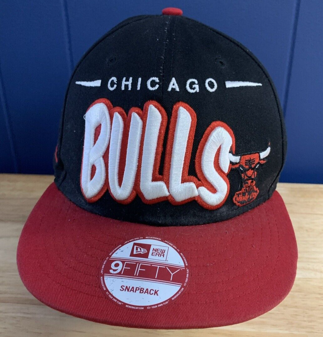Chicago Bulls Snapback Cap Hat 59FIFTY NBA Hardwood Classics Red/Black New Era