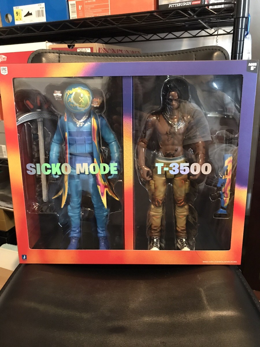 Travis Scott Cactus Jack Fortnite Duo 12” Action Figure Set