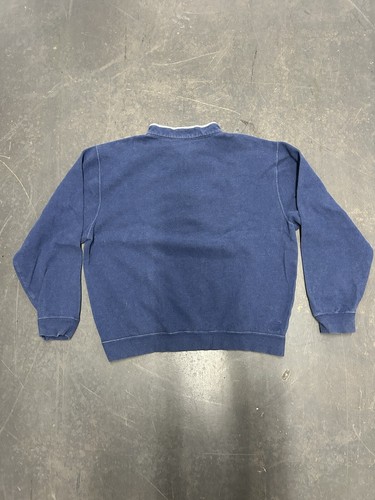 Peter Millar Long Sleeve 1/4 Zip Blue Cotton Men’s Size XL Golf Embroidered Duck - Picture 6 of 6