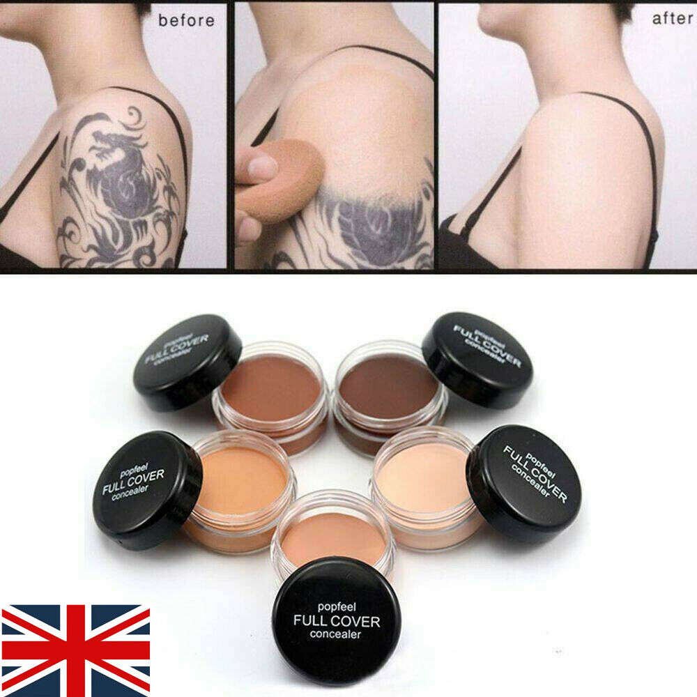 TINYSOME Tattoos Cover Up Concealer for Dark Spots, Scars Makeup Blemish  Cover Full Cover Beauty Make up Cream Waterproof - Walmart.com