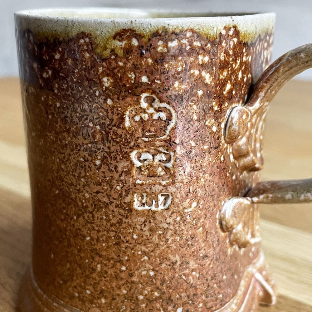 Steve Harrison Salt Glazed Mug Brown 2017 Good Condition Rare From