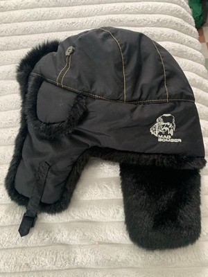 李 Mad Bomber Women's Black Winter Bomber Aviator Hat | eBay