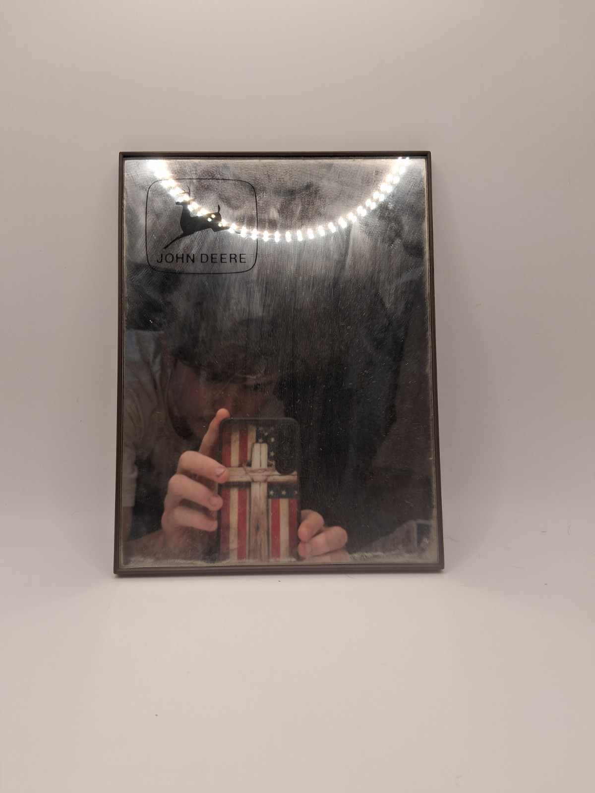 Vtg. John Deere Wall Hanging Mirror