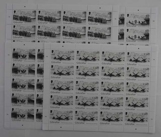 2019 Gibraltar; 60 Serien Aliierte postfrisch/MNH MiNr. 1901/04 ME 1260