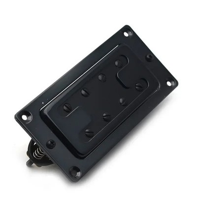 Mini Style Electric Bass Humbucker Pickup 8 Hole Humbucker Pickup  Black