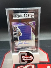 2024 Bowman University Best Josh Hoover Patch Auto TCU #PJA-JHO SGC 10 9.5 TCU