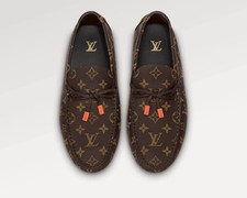 Louis Vuitton Moccasin Brown Casual Shoes for Men for sale - eBay