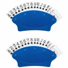 Card Holders for Playing Cards - 2Pack Canasta Cards Tray for Kids Adults Sen...
