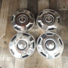 Set Of 4 76-91 Ford E150 E100 F150 F100 12 Ton Truck Dog Dish Hub Caps 10 12