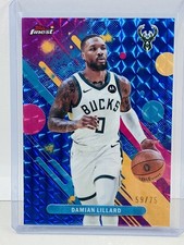 2025-26 Topps Finest Damian Lillard Common Blue Geometric #59/75