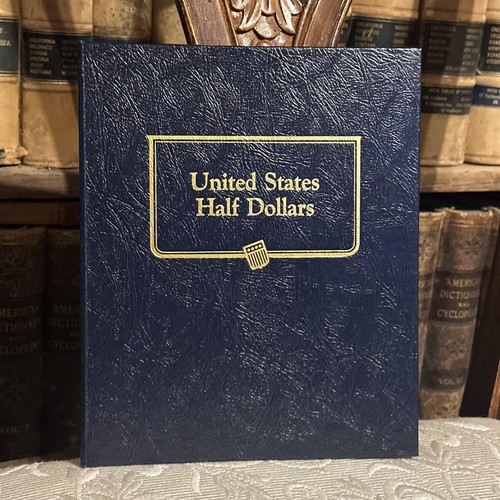 Whitman US Half Dollar Coin Album #9136 No Dates empty FREE SHIPPING!