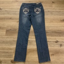 Earl Jean Embellished Rhinestone Button Denim Jacket Size 18/20 — listing 4