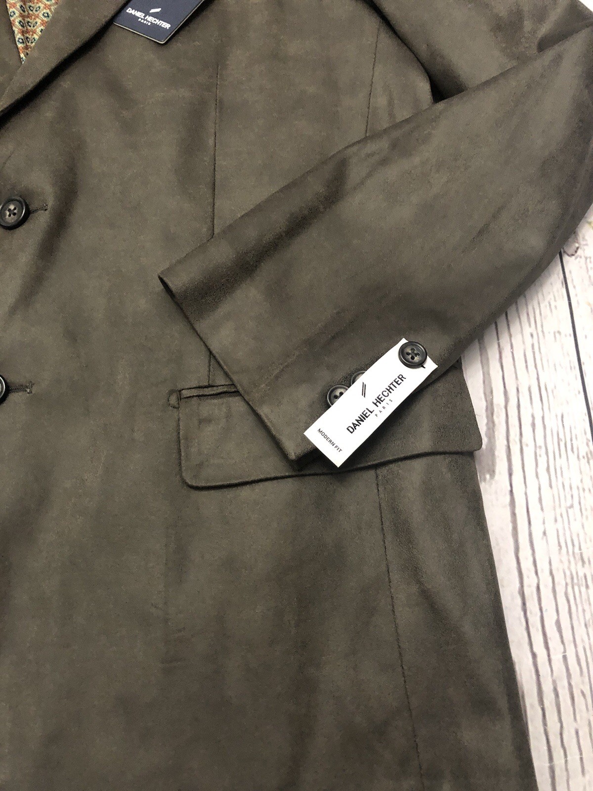 Daniel Hechter Paris Men’s Style 286230 Norris Faux Suede Sport Coat Size 40R image 5