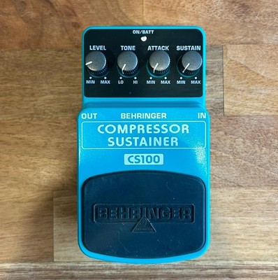 Behringer CS100 Compressor/Sustainer Effekpedal für Gitarre FX