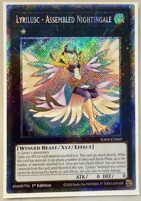 Lyrilusc - Assembled Nightingale 1st Edition Platinum Secret Rare RA04-EN069