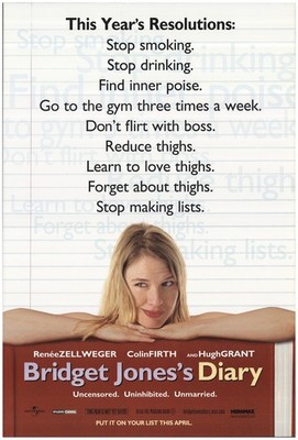 Bridget Jones S Tagebuch 2001 5 Filmplakat Kunstdruck Theater Enhanced Noir HomeCi