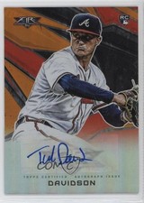 2021 Topps Fire Auto Orange 27/99 Tucker Davidson #AV-TD Auto 10k8