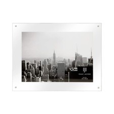 5x7 Wall-Mountable Clear Acrylic Picture Frame, Magnetic Photo Frame, Made fo...