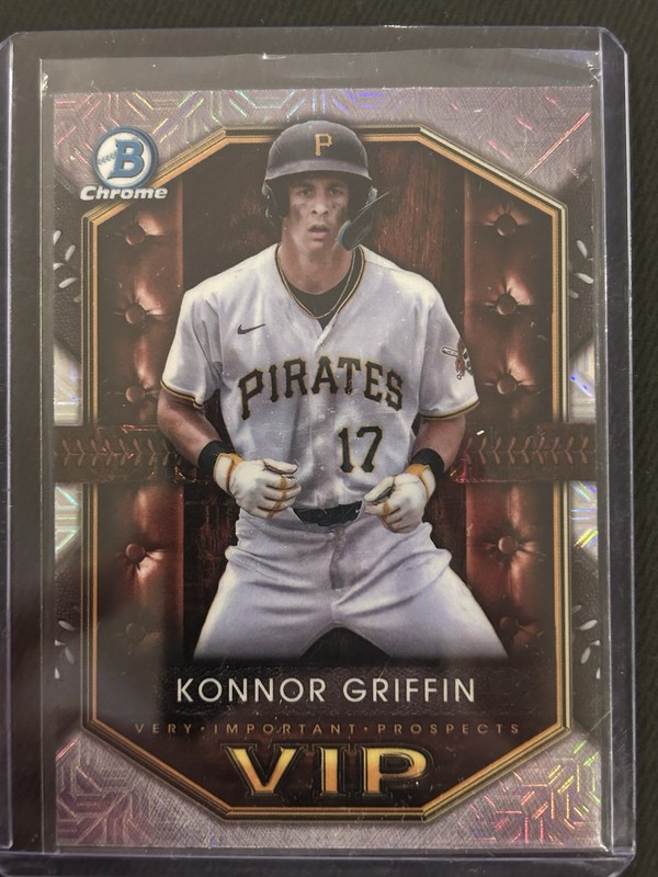 2025 Bowman Konnor Griffin Very Important Prospect Mojo Refractor VIP-20 Pirates
