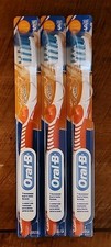 Oral-B Advantage Complete Deep Clean Manual Toothbrush Soft Bristles - Lot of 3