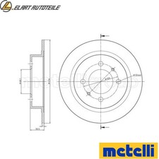 2x BRAKE DISCS 23-0661 FOR NISSAN SUNNY/III/Traveller/Hatchback/Liftback 1.6L
