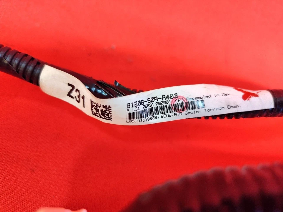 Arnés de cableado asiento eléctrico para pasajero delantero derecho Honda Pilot EX EX-L 2009-2011 Foto 2 de 4