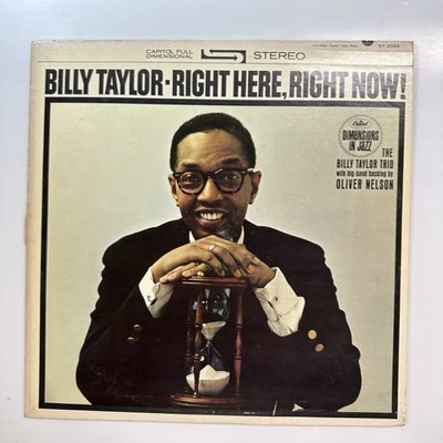 Right Here, Right Now! Album Vinyl Record Billy Taylor Soul-Jazz Capitol Stereo