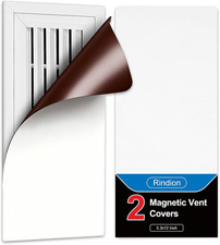 Vent Cover 2 Pack, Strong Magnetic Vent Covers 5.3X12 Inch, White Vent Covers fo