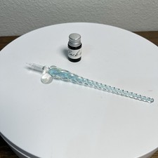 Ascendance of a Bookworm Glass Pen with Ink Bottle