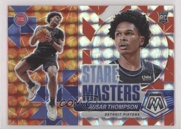 2023-24 Panini Mosaic Stare Masters Mosaic Prizm Ausar Thompson #2 1a16