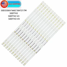 LED Backlight Strips(12) for Vizio E50-C1 D50U-D1 D50-D1 500TT43 V3 500TT43 V4
