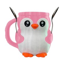 Netter Penguin -Eis -Pint -Halter, Wiederverwendbarer Eisspeicherbeh&auml;lter V7N1