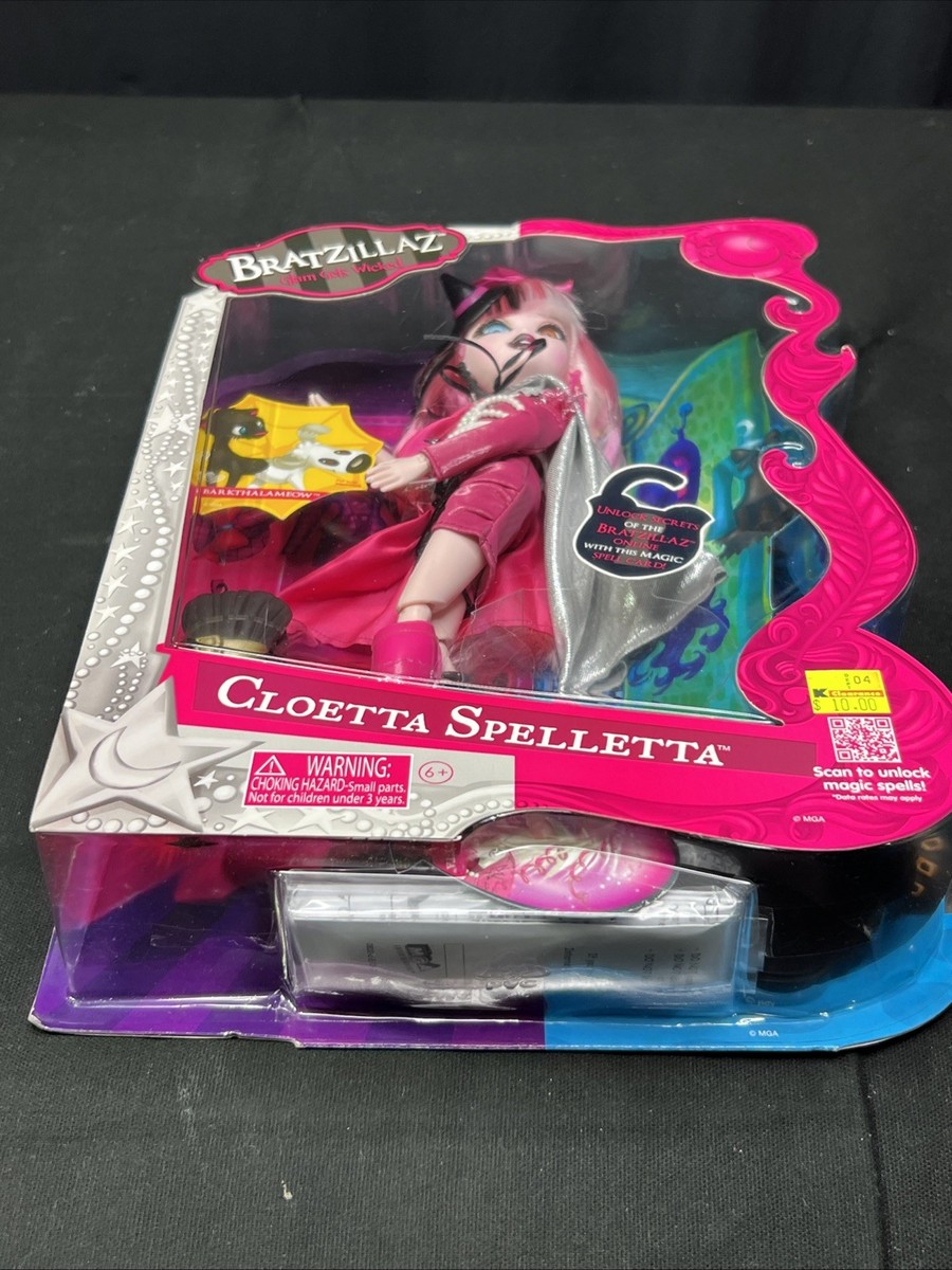 Bratzillaz Cloetta Spelletta Witch Bratz MGA Doll 2012 for sale