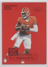 2022 Skybox Metal Universe Champions Red PMG /100 DJ Uiagalelei #RMUC-8