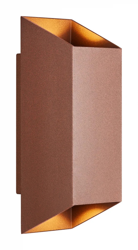 Nordlux Nico Outdoor Wall Light Rusty Metal Garden GU10 IP54 Mains | - Image 3