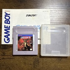 Gremlins 2: The New Batch (Game Boy, 1991) Cart & Manual. Tested! A4