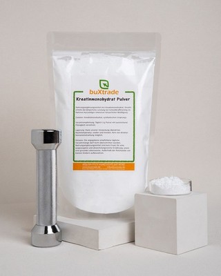 Creatin Monohydrat Pulver | Creatine | Kreatin Pulver | 100%rein | Buxtrade
