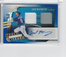 2021 Absolute TOTT Dual Jersey Auto Rookie Blue  #25/35 Zach McKinstry #TT2S-ZM