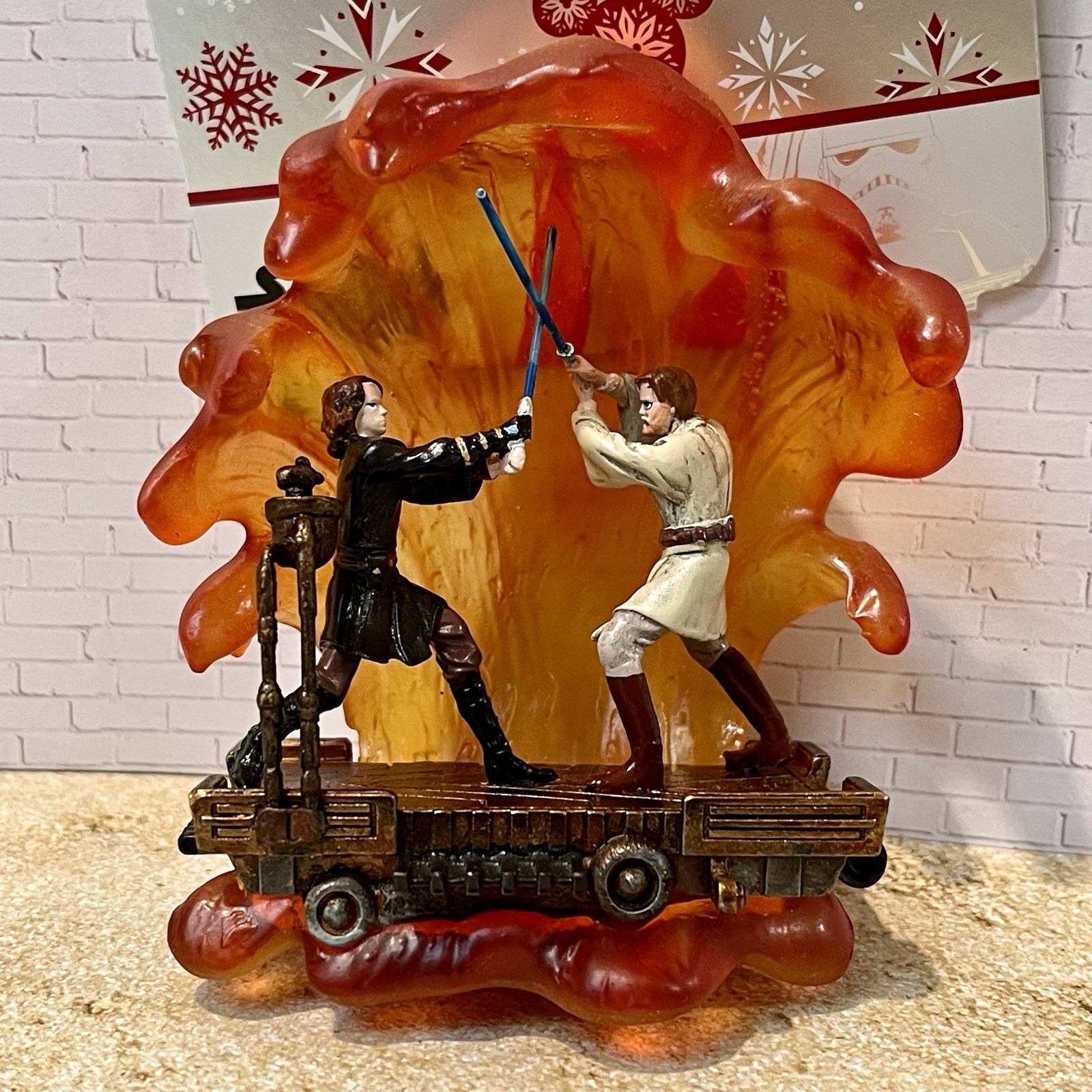 Disney Parks Star Wars Ep. III Revenge Of The Sith Anakin Vs Obi Wan Ornament