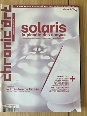 Chronic'Art Nr. 8 * Die Literatur des Exzesses / Cat Power / Delépine * März 2003