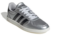 Adidas Breaknet Sleek Shoes Sneakers Women's 7.5 Matte Silver JQ8263 New in Box
