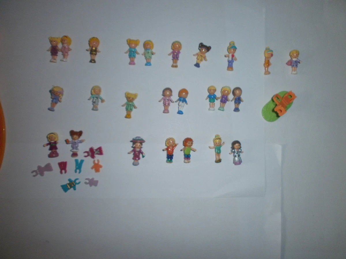 LOT PERSONNAGES FIGURINES OBJETS POLLY POCKET