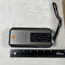 Emergency Solar Hand Crank Weather Radio 2000mAh Power Bank Charger Flash Light