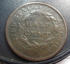 1809 HALF CENT, NICE COIN — photo 3